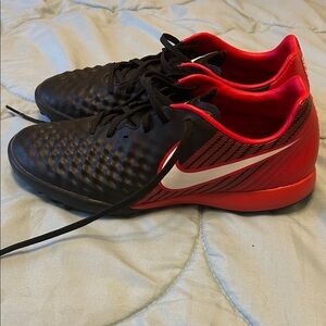 Nike Black and Red Athletic Shoes